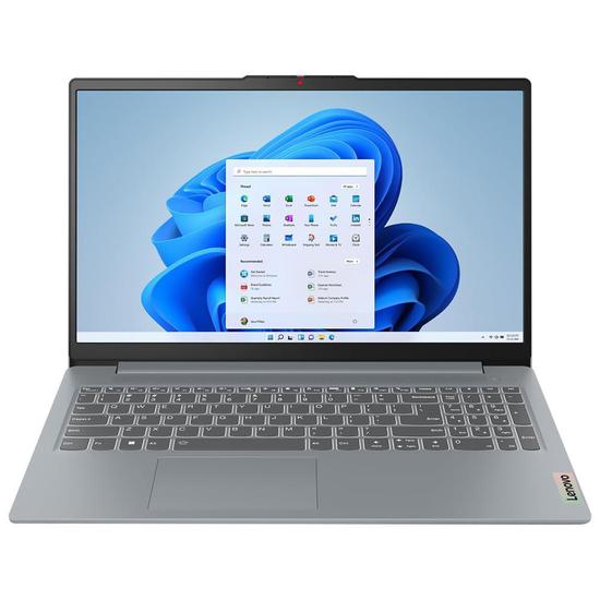 Foto do Produto Notebook Lenovo IdeaPad Slim 3 82XB008LUS Intel Core i3 3.8GHz / Memória 8GB / SSD 256GB / 15.6" / Windows 11