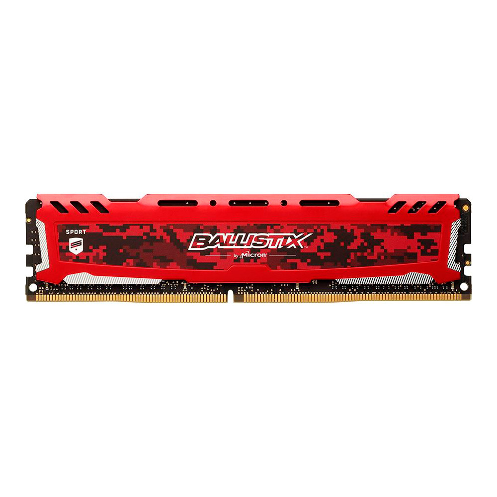 Foto do Produto Memória RAM DDR4 Crucial Ballistix 4GB 2400M Vermelho - BLS4G4D240FSE