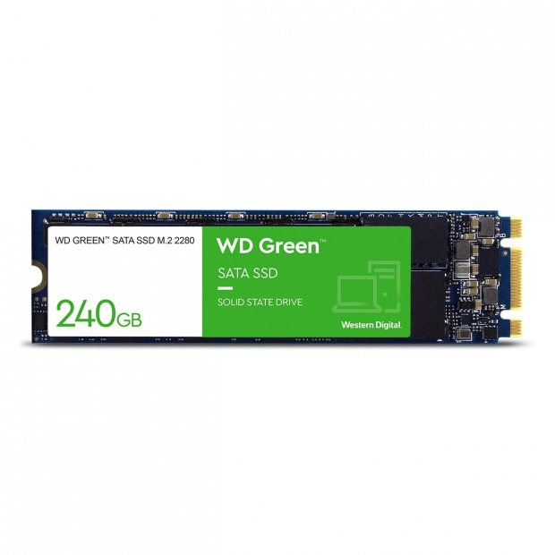 Foto do Produto HD SSD M.2 240GB WD GREEN WDS240G3G0B 545MB/S