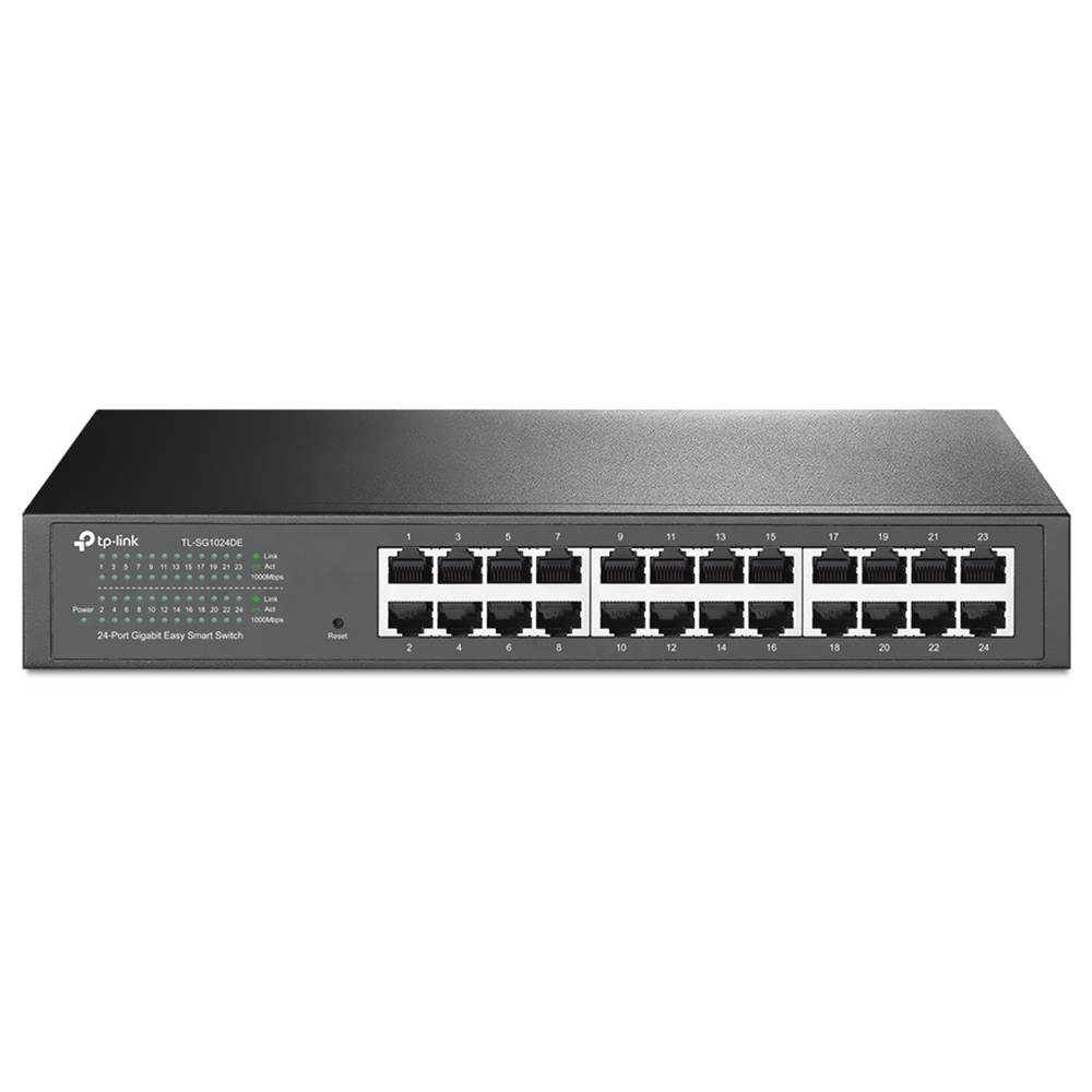 Foto do Produto Hub Switch Tp-link TL-SG1024DE Smart Switch 24 Portas - 10/100/1000Mbps