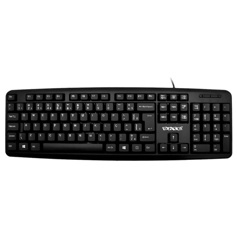 Foto do Produto Teclado Satellite AK-910 USB / Português - Preto