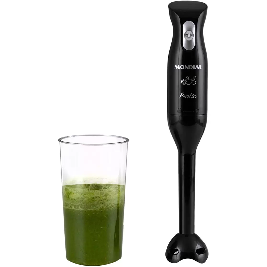 Foto do Produto Mixer Mondial Pratic M-15-B - 200W - 1 Velocidade - 110V/60Hz - Preto