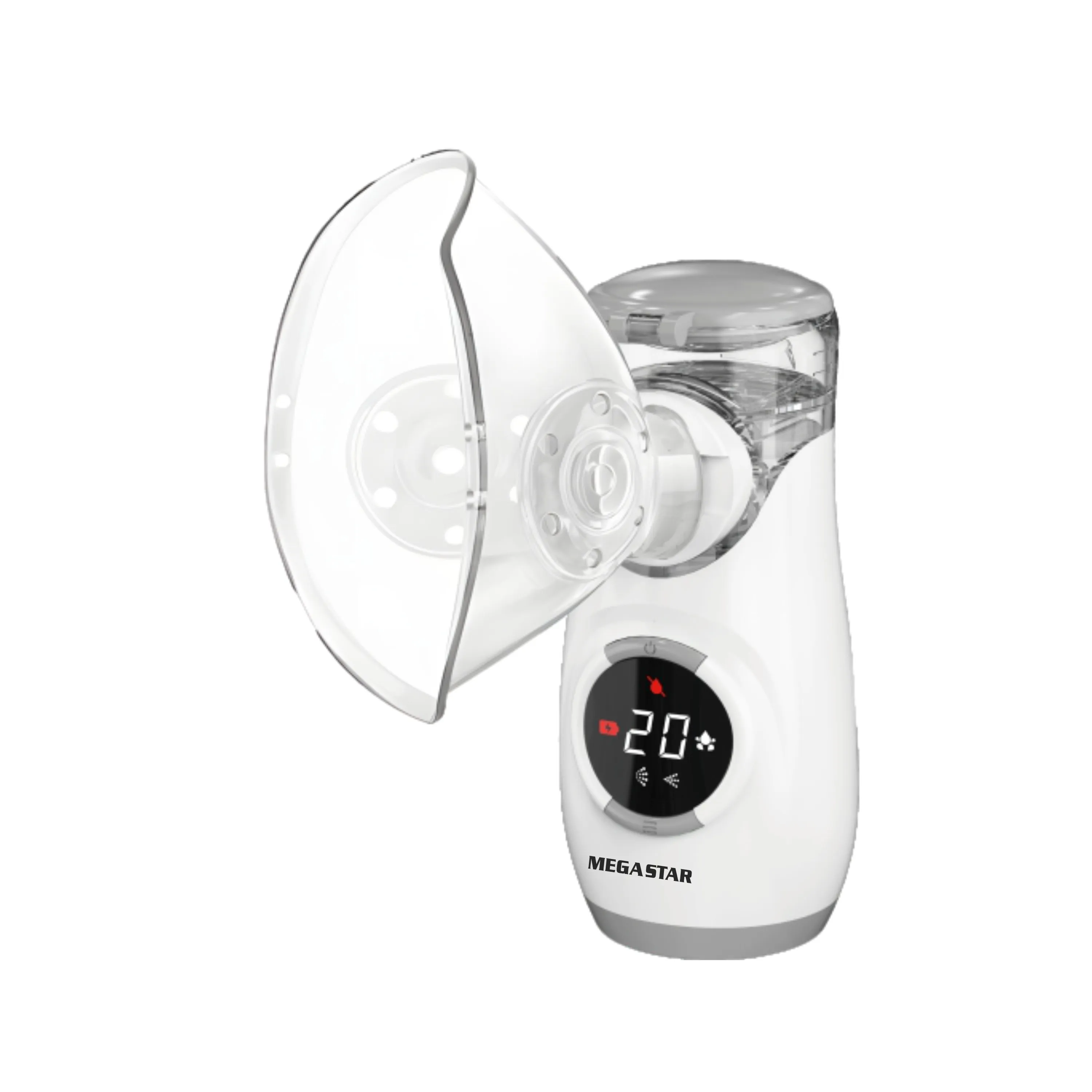 Foto do Produto MEGASTAR NEBULIZADOR PORTATIL MY126 20ML 1200MAH/5V BLANCO