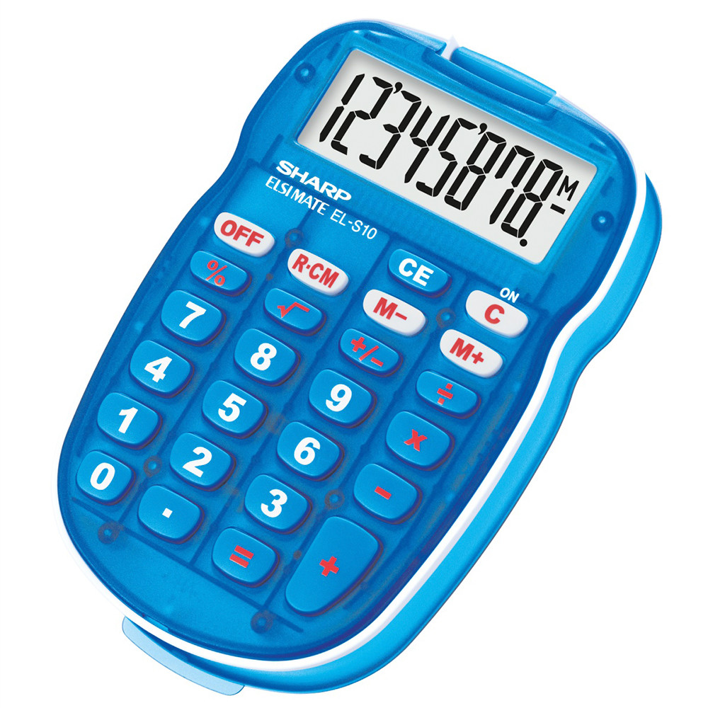 Foto do Produto Calculadora Sharp 8 Digitos EL-S10BBL Azul
