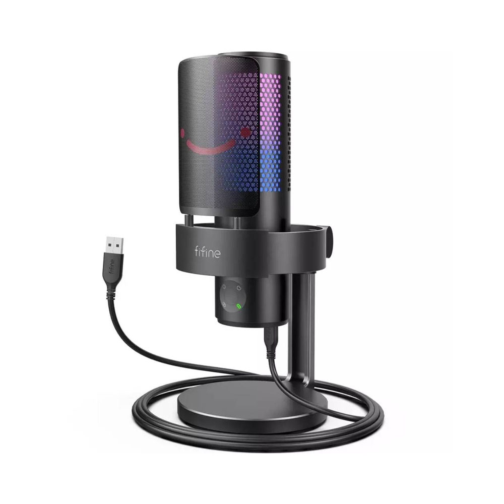 Foto do Produto MICRÓFONO FIFINE A9 RGB USB BLACK