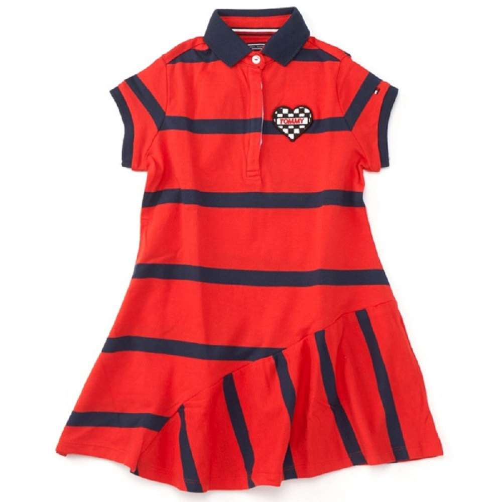 Foto do Produto Vestido Tommy Hilfiger Infantil Feminina KG0KG03484-610 10 - Vermelho