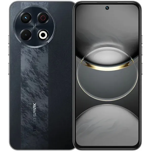 Foto do Produto TECNO CEL MOBILE SPARK 30 PRO KL7 6.78" DS LTE 8/256GB OBSIDIAN EDGE