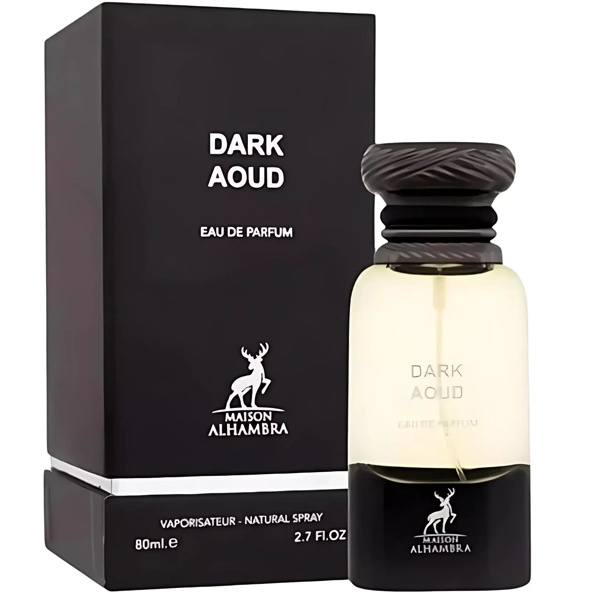Foto do Produto Perfume Unissex Maison Alhambra Dark Aoud EDP 80ml