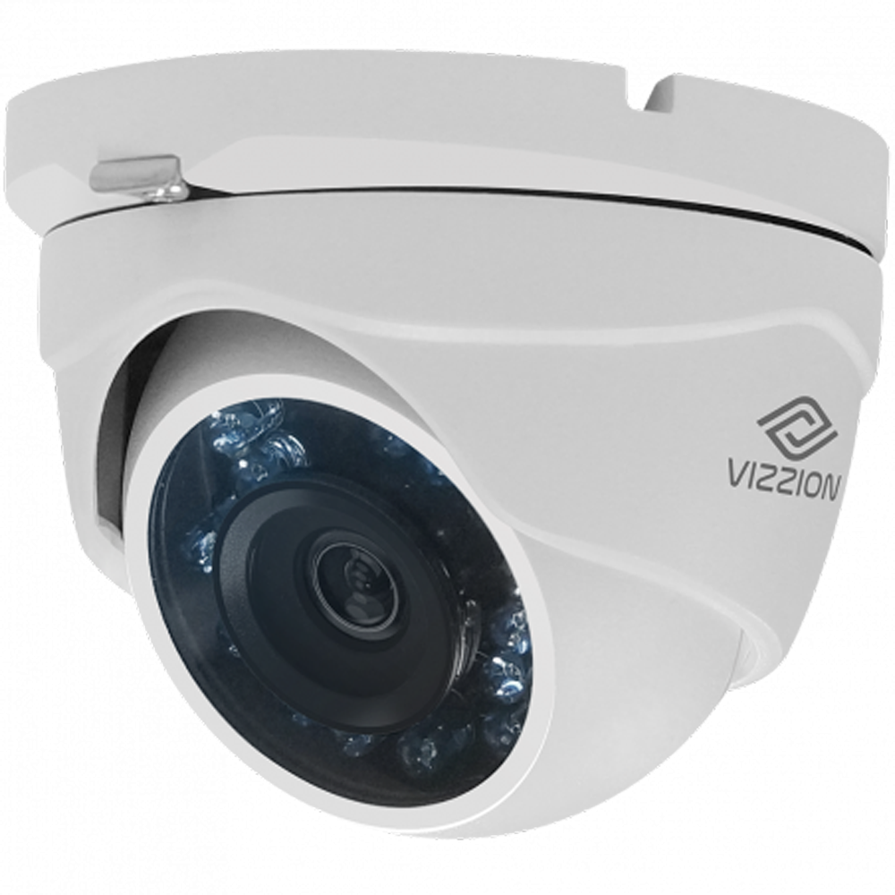 Foto do Produto Câmera De Vigilância Vizzion HD Dome VZ-DC0T-IR DS-2CE56C0T-IR 1 - VZ-DC0T-IR DS-2CE56C