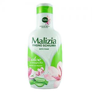Foto do Produto Sabonete Liquido Malizia Bagno Schiuma Bio Aloe e Magnolia 1L