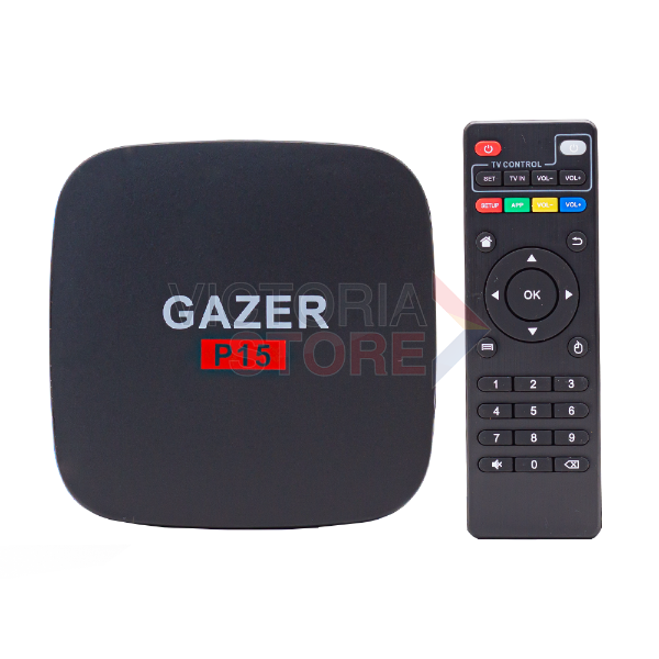 Foto do Produto Receptor Smart TV Gazer P15/R69 8K Ultra HD, 8GB Ram, 64GB - Preto