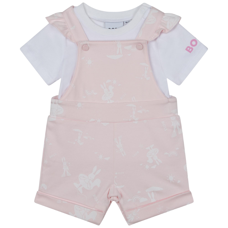 Foto do Produto CONJUNTO BOSS KIDS J98398 ROSA