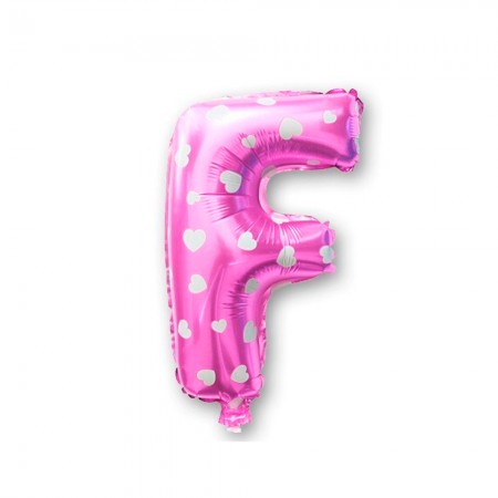 Foto do Produto Balao Letra F Pink 16 Polegadas