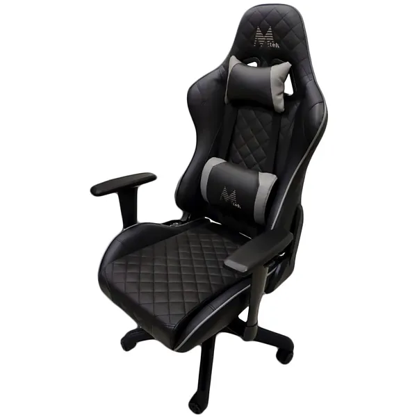Foto do Produto Cadeira Gaming Mtek MK01 - Preta/Cinza