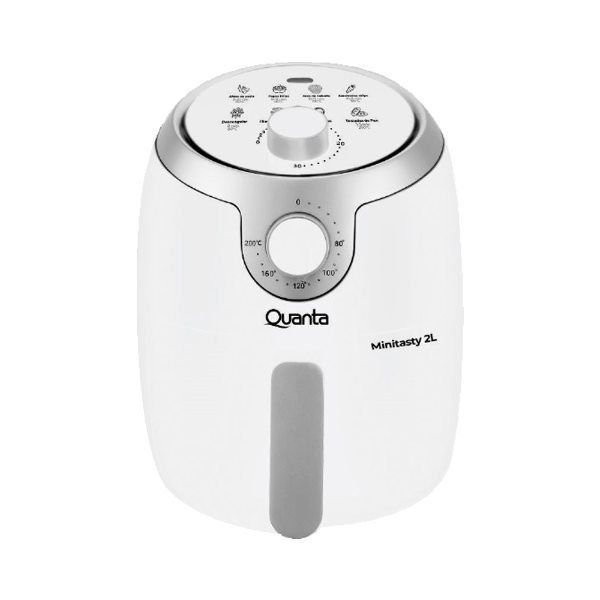 Foto do Produto Fritadeira Eletrica Quanta Air Fryer Minitasty QTAF230 / 2 Litros / 1000W / 220V ~ 50/60Hz - Branco