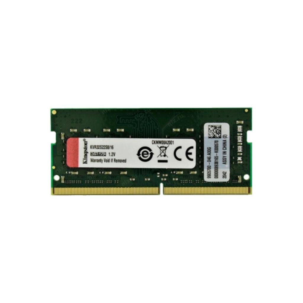Foto do Produto Memoria Para Notebook DDR4 16GB 3200 Kingston KVR32S22S8/16