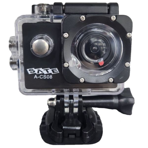 Foto do Produto CAMERA DE AÇAO SPORTIVA SATE A-CS08 FHD/WIFI/1080P BLACK