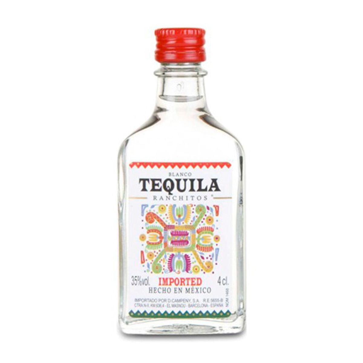 Foto do Produto TEQUILA RANCHITOS BLANCO MINI 40ML