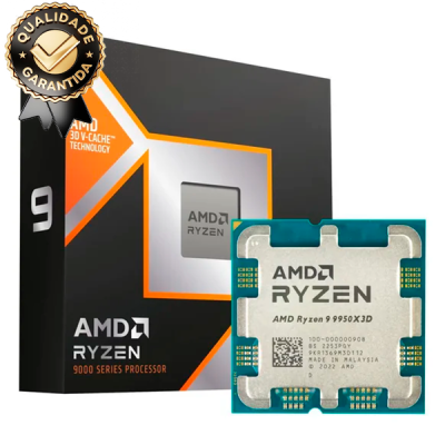 Foto do Produto PROCESSADOR AMD RYZEN 9 9950X3D SOCKET AM5 / 4.3GHZ / 144MB