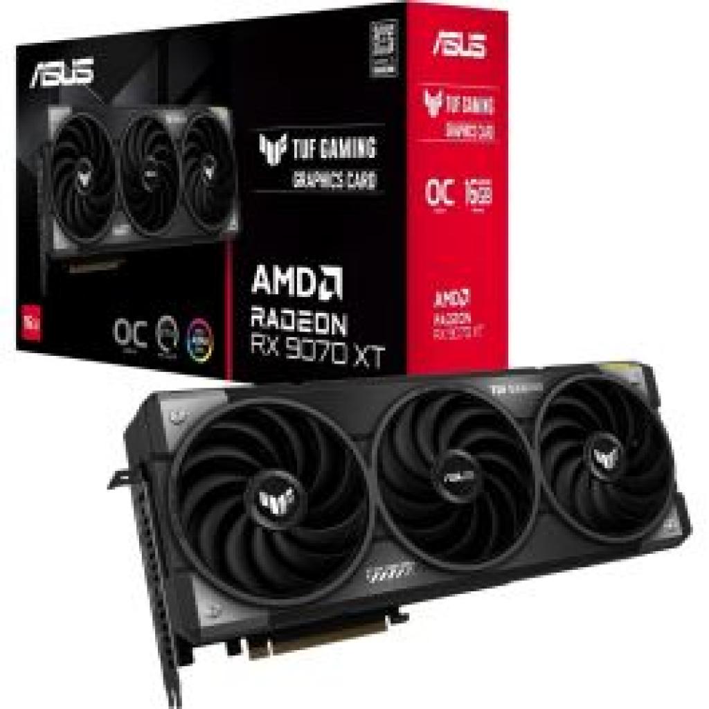 Foto do Produto Placa de Video 16GB Exp. Rx-9070xt Asus Prime 90YV0L71-M0NA