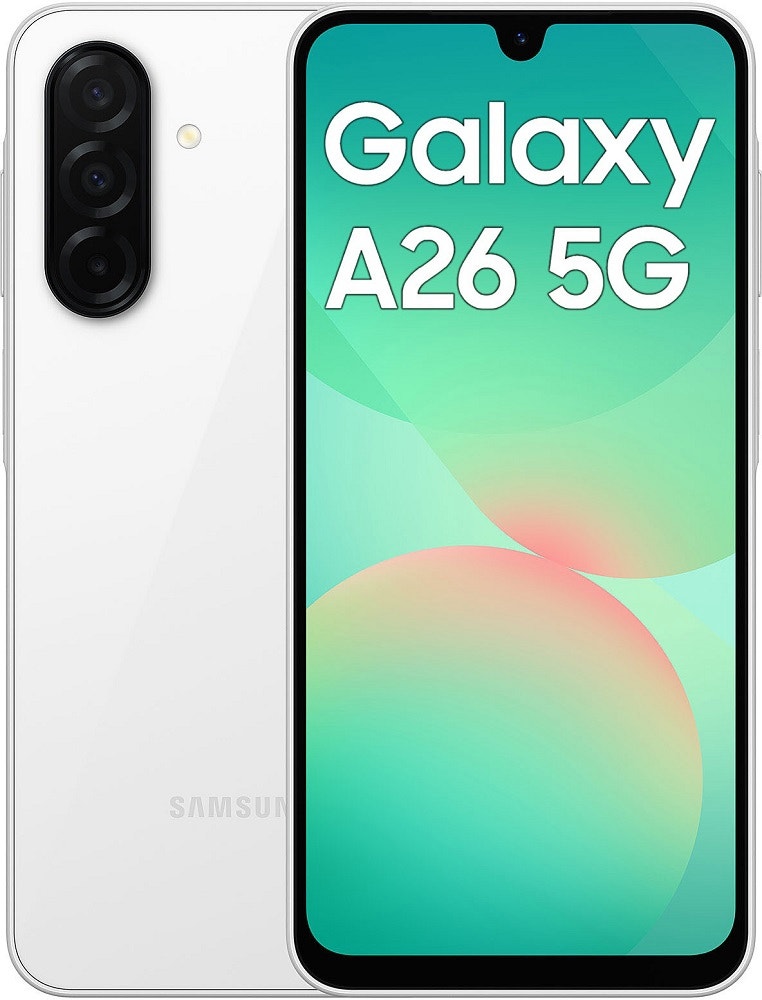 Foto do Produto Smartphone Samsung Galaxy A26 5G A266M Dual Sim 6.7" 6GB/128GB White