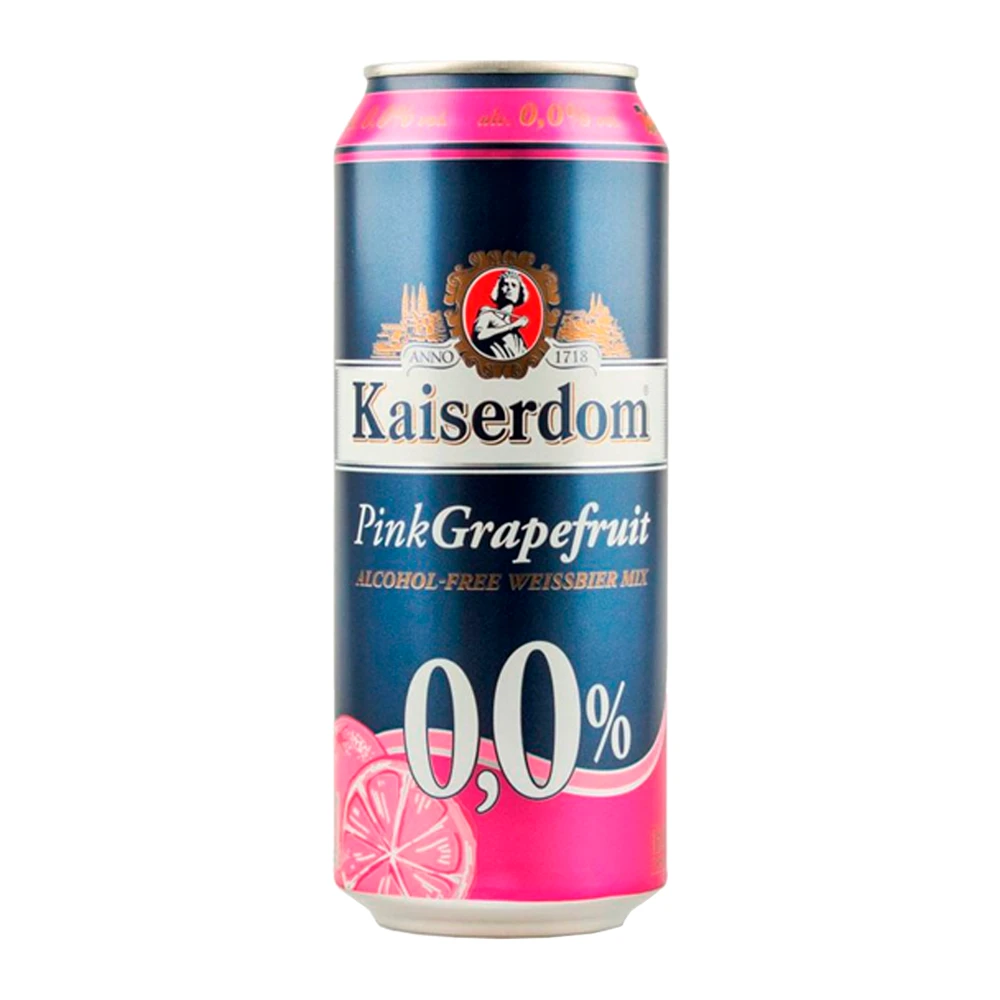 Foto do Produto Cerveja Kaiserdom Toranja Rosa Sem Alcool 0.0% Lata 500Ml