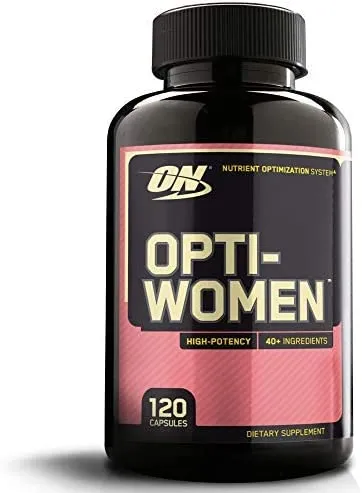 Foto do Produto OPTIMUM NUTRITION OPTI-WOMEN 120 CAPSULES PLASTICO NEGRO