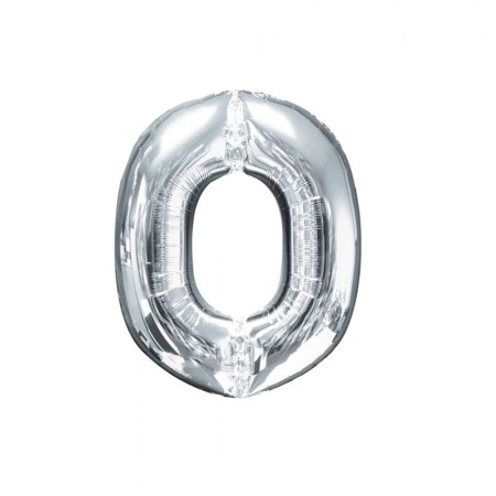 Foto do Produto Balao Letra O Prata 16 Polegadas