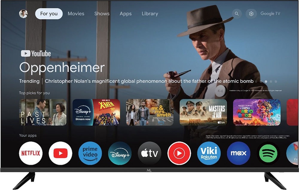 Foto do Produto Smart TV QLED Mtek 58" MKQ58FSGU 4K UHD/WiFi/GoogleTV