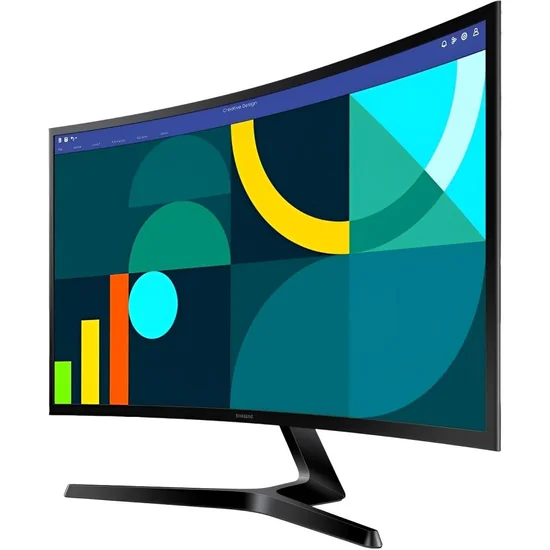 Foto do Produto Monitor Samsung LED LS27D366GANXZA Full HD 27" Curvo