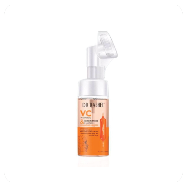 Foto do Produto DR RASHEL VITAMINA C NIACINAMIDE & ESSENCE CLEANSING MOUSSE 125ML (DRL-1486)