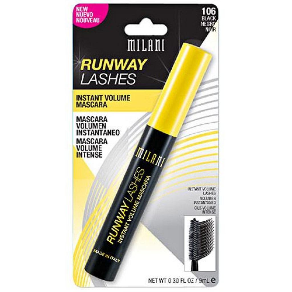 Foto do Produto Rimel Runway Lashes Milani 106 Black