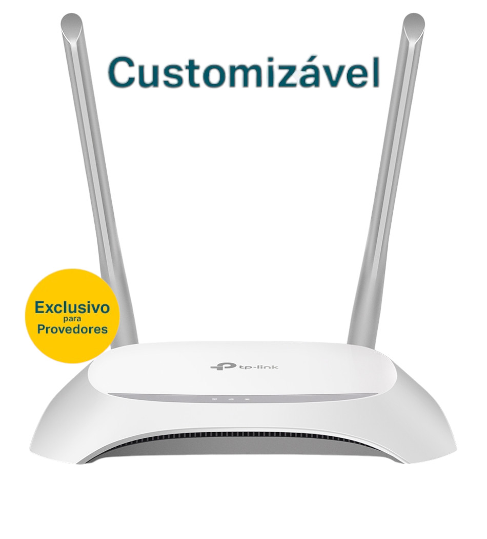 Foto do Produto TP-LINK WIFI ROUTER TL-WR840N W PROVEDOR 300MBPS
