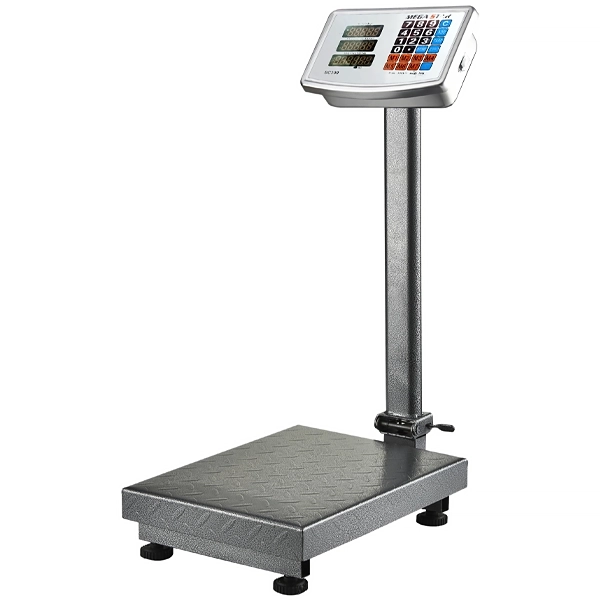 Foto do Produto Balança Digital Comercial MegaStar BC150 para até 150 kg Bivolt - Cinza