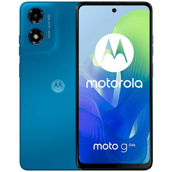 Foto do Produto Celular Motorola Moto G04S XT2421-7 Dual SIM de 256GB/4GB RAM de 6.56" 50MP/5MP - Azul Satinado
