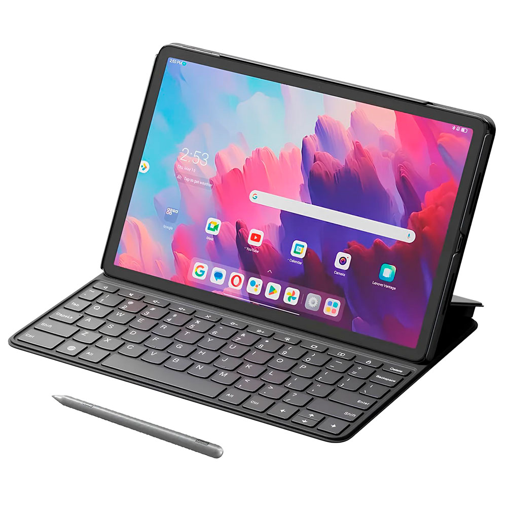Foto do Produto Tablet Lenovo K11 TB330XUP 8GB/128GB/11” WUXGA/Cinza + Teclado e Caneta