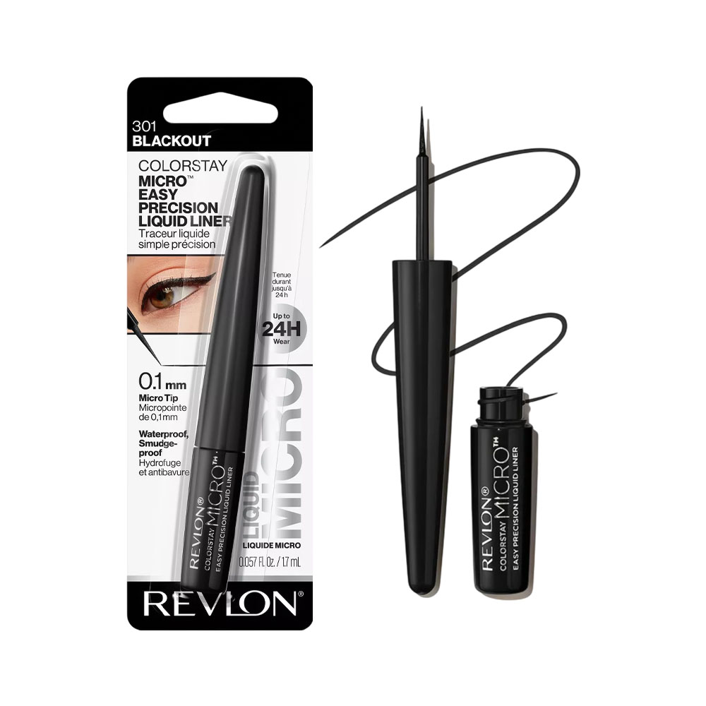 Foto do Produto DELINEADOR DE OJOS REVLON COLORSTAY MICRO EASY PRECISION LIQUID 301 BLACKOUT 1,7ML