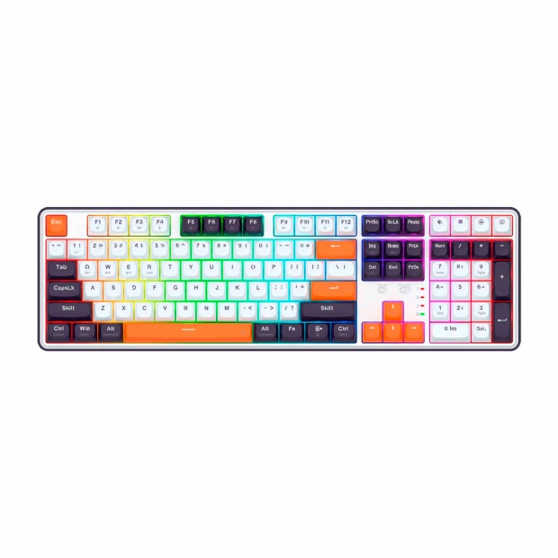 Foto do Produto TECLADO REDRAGON K689WBO-RGB-PRO WYVERN PRO 2.4G WIRED/2.4G/BT