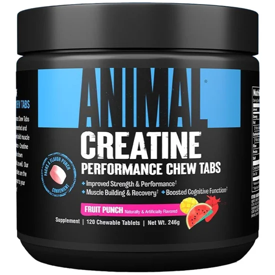 Foto do Produto Creatina Universal Animal Fruit Punch 120 Comprimidos