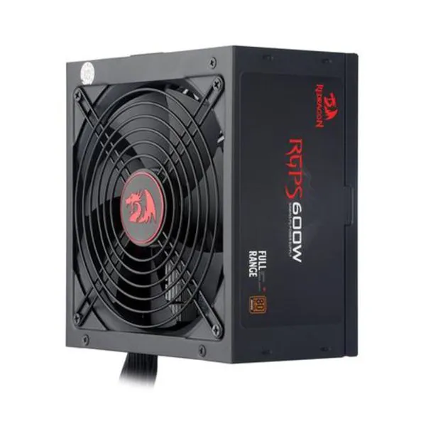 Foto do Produto REDRAGON FUENTE GC-PS002 600W 80 PLUS BRONZE ATX FULL RANGE