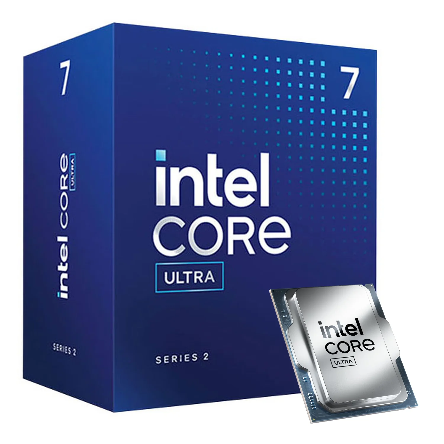 Foto do Produto Processador Intel Core Ultra 7-265 Socket LGA 1851 20 Core 20 Threads 2.4GHz e 5.2GHz Turbo Cache 30MB