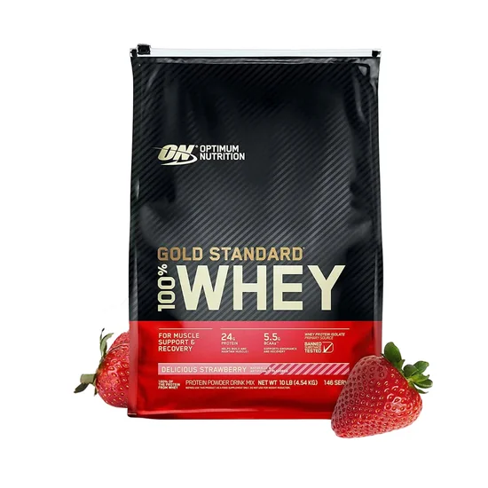 Foto do Produto Whey Optimum Nutrition Gold Standard Strawberry 4.54KG