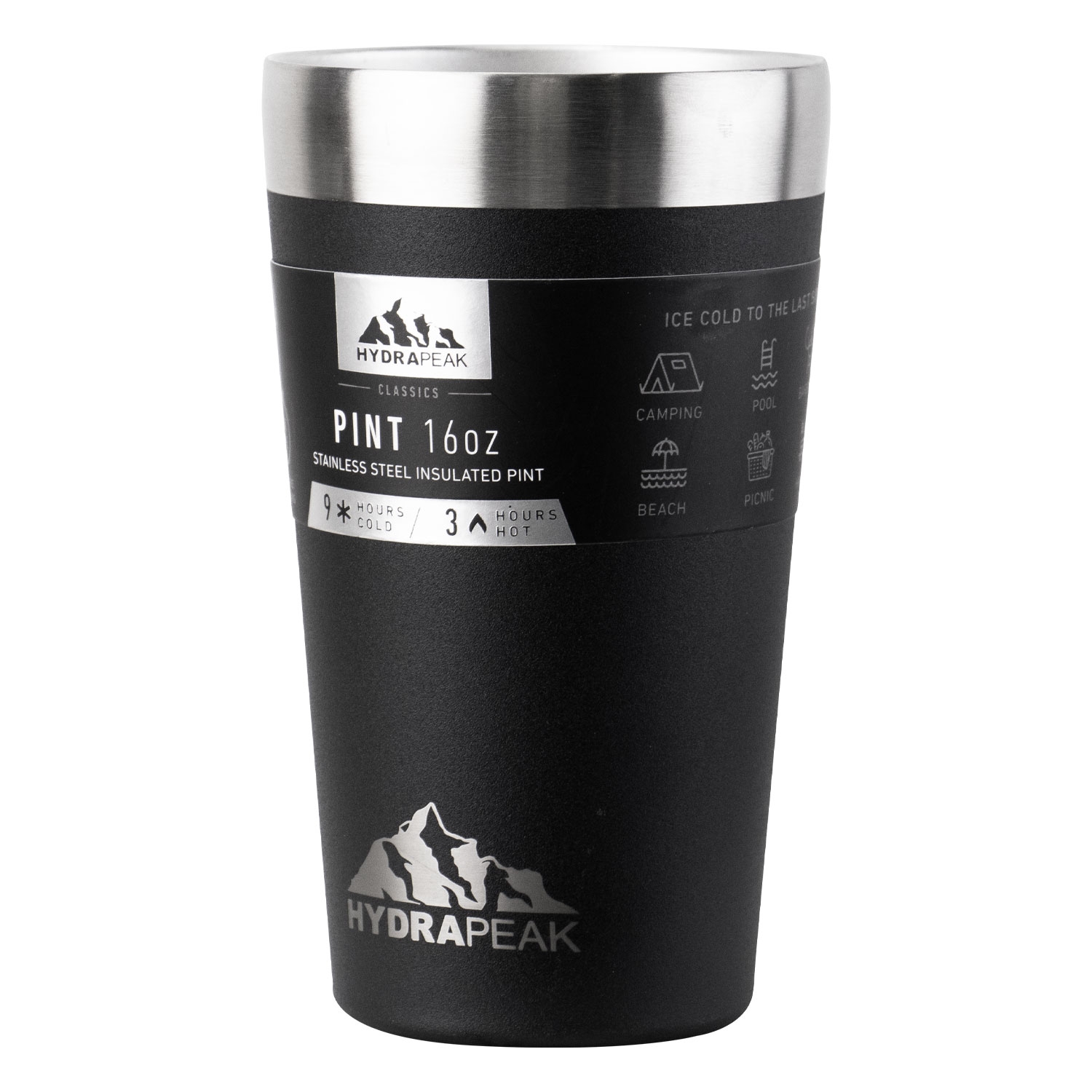 Foto do Produto Copo Térmico Hydrapeak HP-PINT-16 - 473ML - Preto