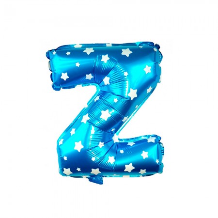Foto do Produto Balao Letra Z Azul 16 Polegadas