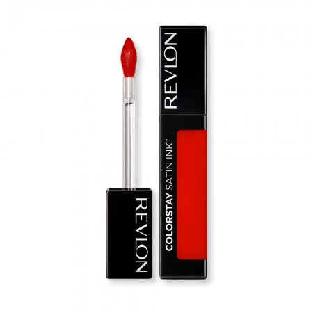 Foto do Produto Batom Liquido Revlon ColorStay Satin Ink 018 Fired Up