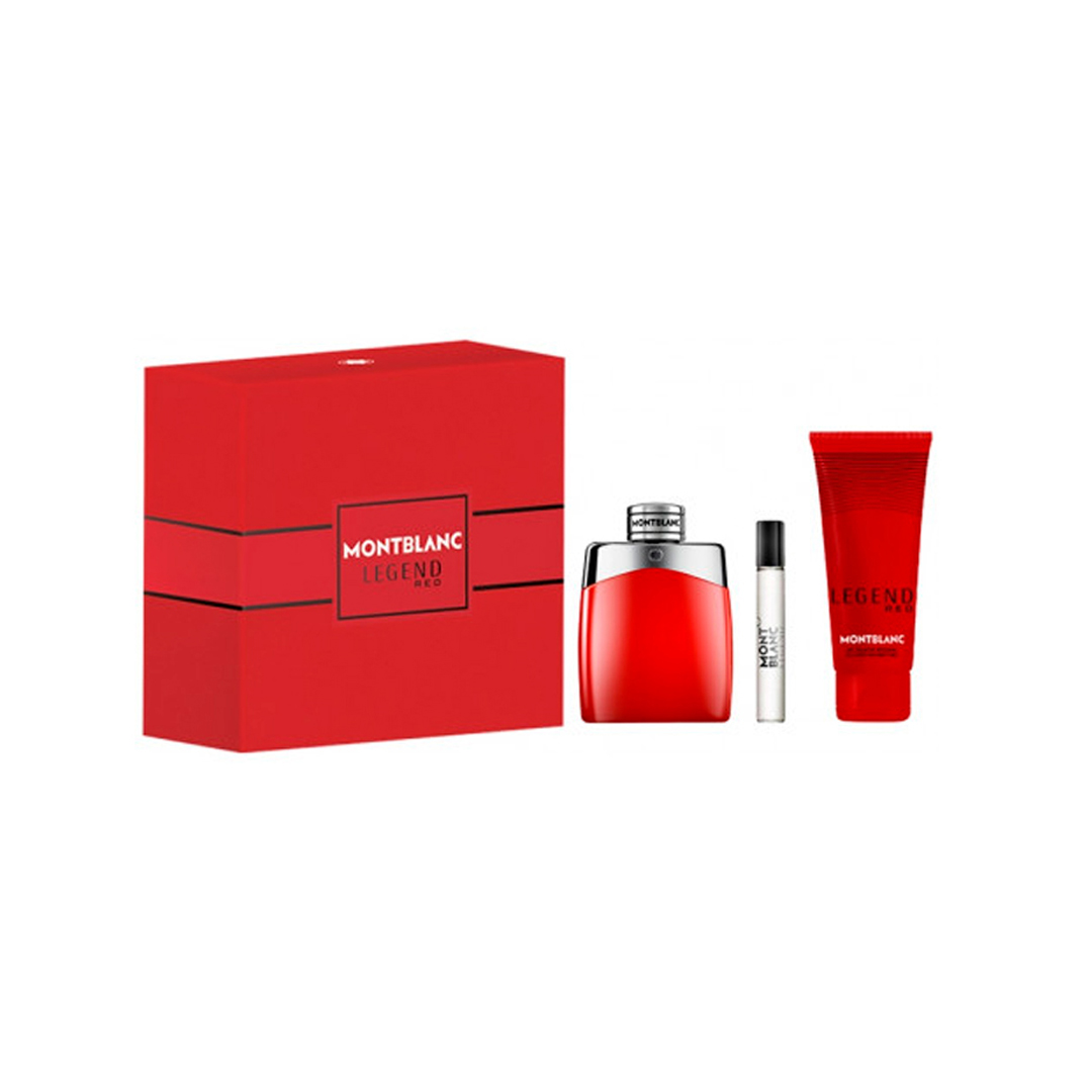 Foto do Produto KIT MONT BLANC LEGEND RED EDP 10OML 3 PIEZAS