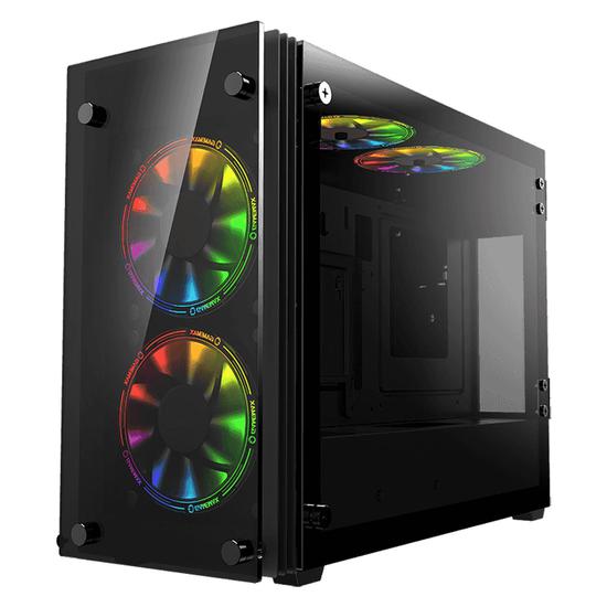 Foto do Produto Gabinete Gamemax Stratos ITX RGB