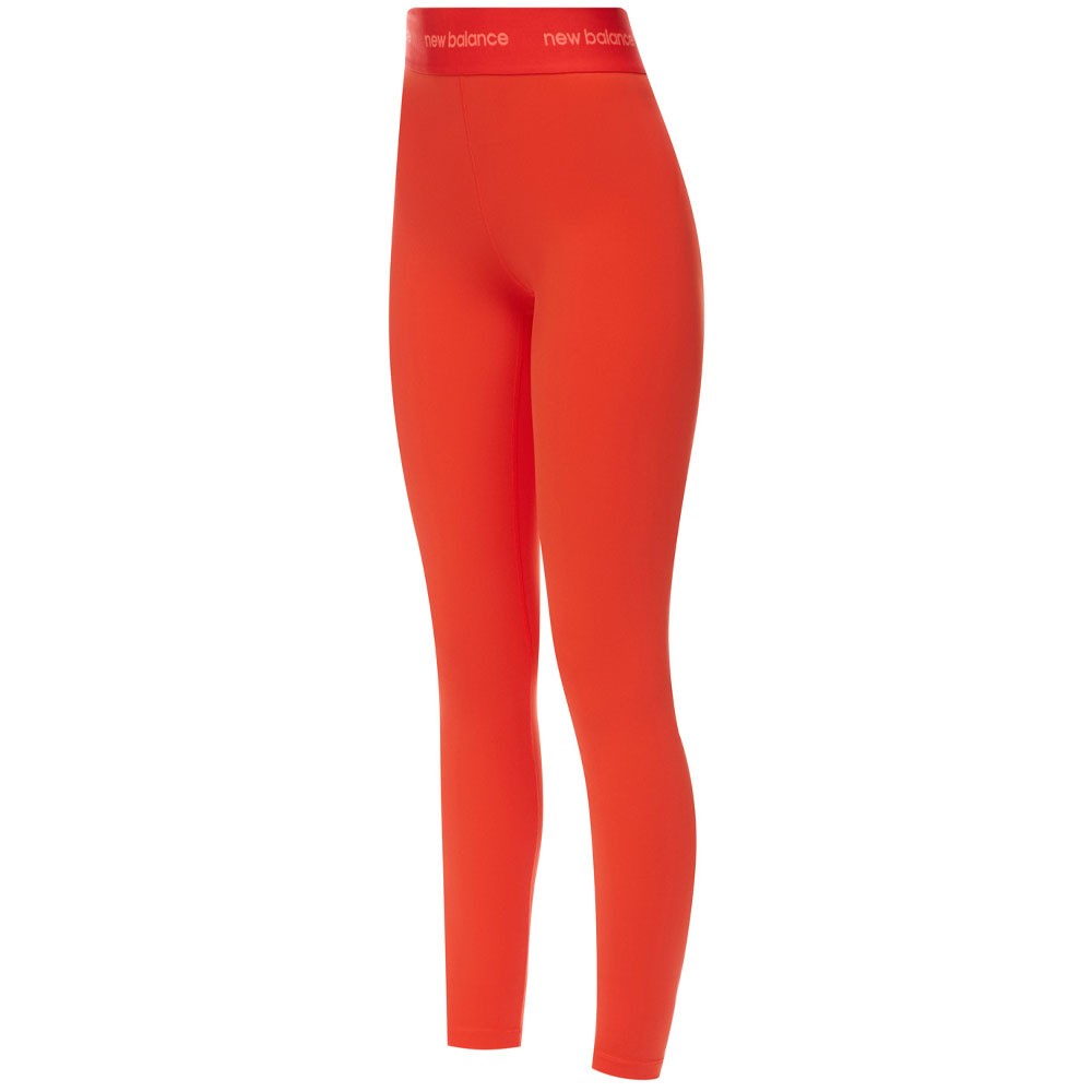 Foto do Produto Calça Legging New Balance Feminino Sleek 25inch High Rise L Laranja - WP41177NEF