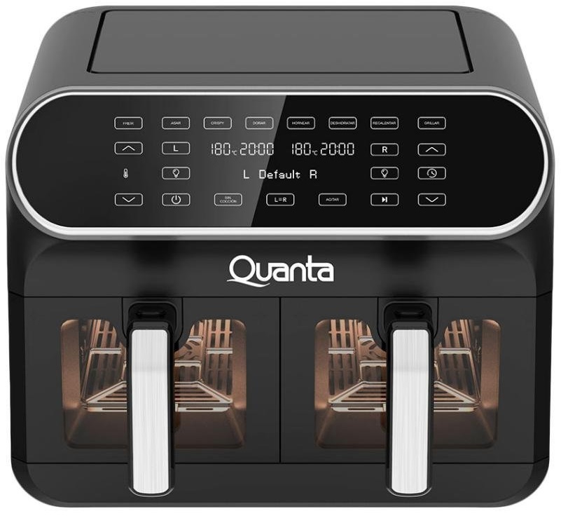 Foto do Produto Fritadeira Elétrica Quanta DueSupreme QTAFS80 8L 220V - Black