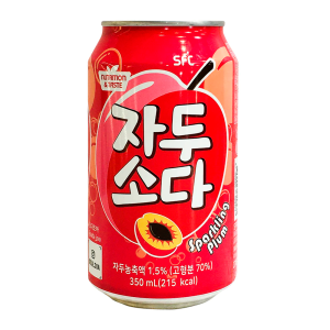 Foto do Produto Refrigerante Coreano Sparkling Ameixa lata 350Ml